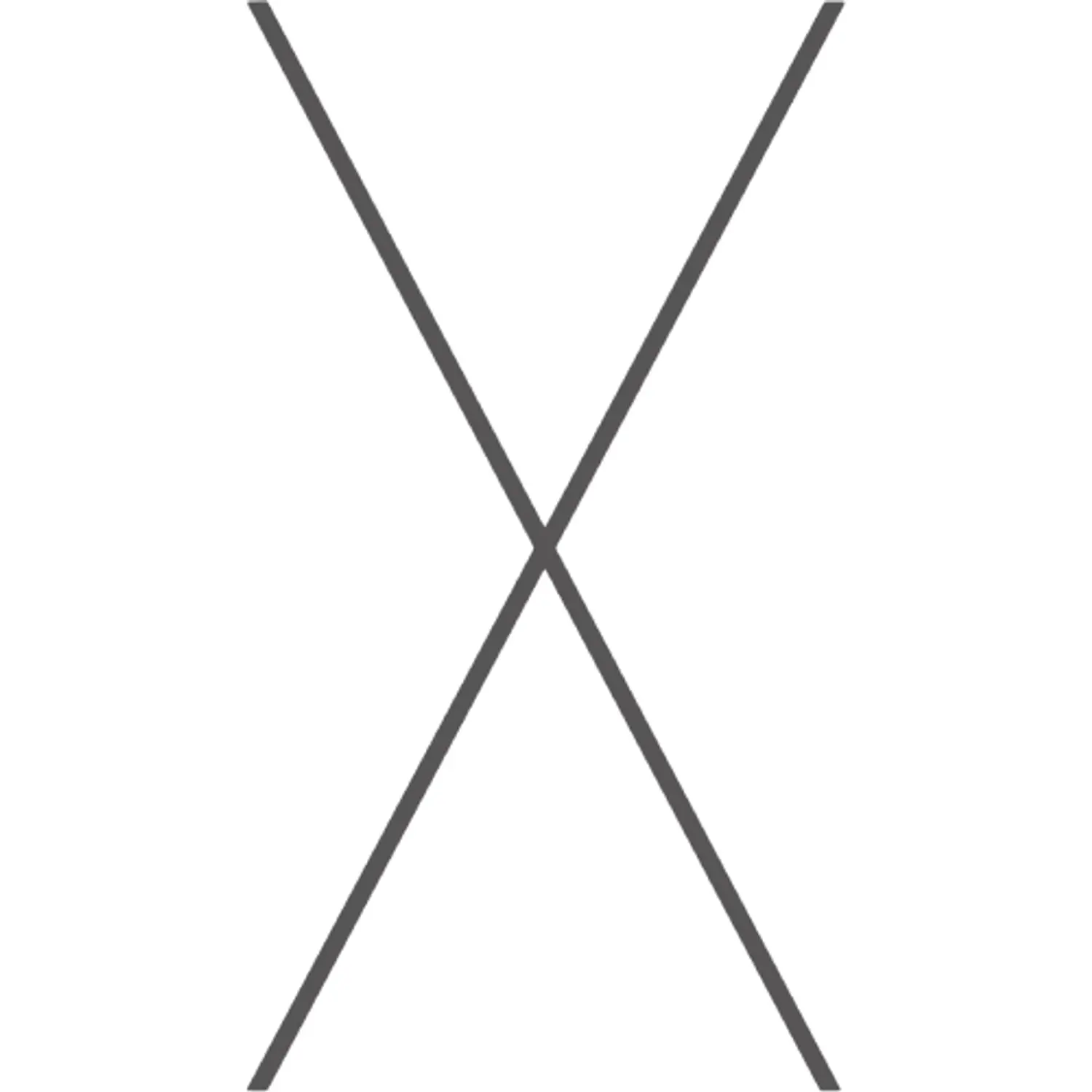minimal X design